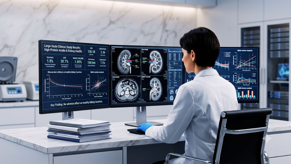 Analyzing kidney scans and clinical study data