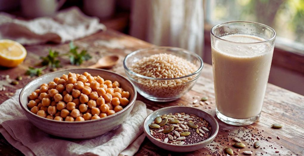 vegan protein and its plant-based sources